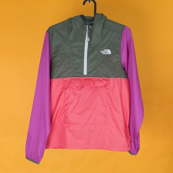 The North Face Other - The North Face girl jacket windbreaker lightweight hoodie sz L(14-16) original
